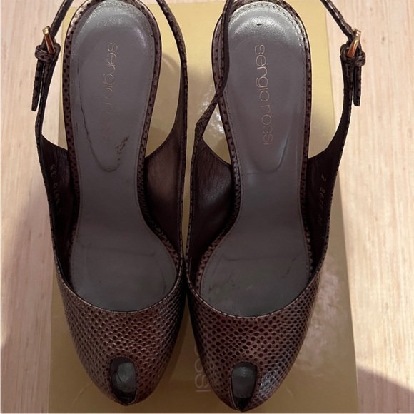 Sergio Rossi Scarpe Donna Stiletto Pumps - size 6 - Picture 9 of 9